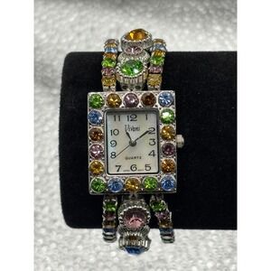 Vivani‎ Women's Multi-Color Crystal Quartz Japanese Movement Watch Bracelet